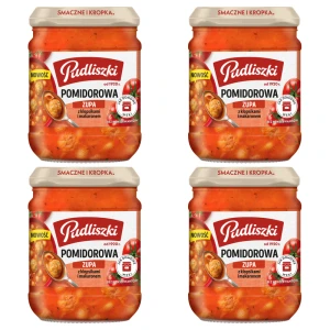 Zupa pomidorowa z klopsikami i makaronem Pudliszki 450g X4