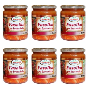 Fasolka po bretońsku Szubryt 470g X6