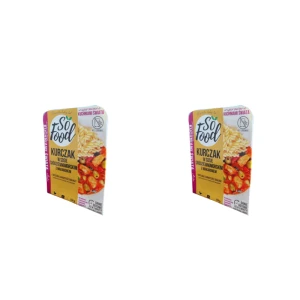 So Food Kurczak w sosie śródziemnomorskim z makaronem 330g. X2