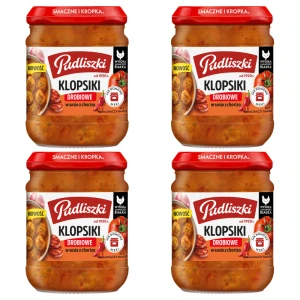 Pudliszki Klopsiki drobiowe w sosie z chorizo 440 g X4
