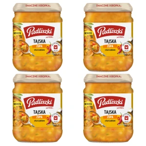 Zupa tajska z kurczakiem Pudliszki 440g X4