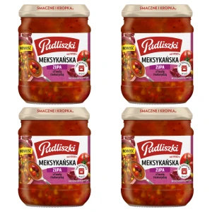 Zupa meksykańska z fasolą i kukurydzą Pudliszki 440g X4
