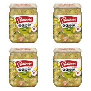 Zupa ogórkowa z mięsem Pudliszki 440g X4