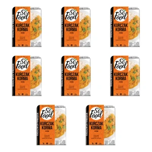 So Food Kurczak Korma z ryżem 330g X8