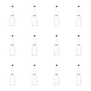 EVIAN woda mineralna gazowana szkło 750ml X12