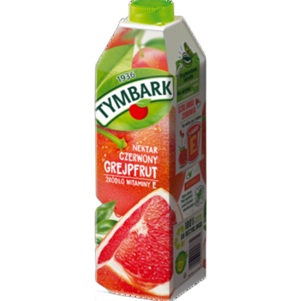 Nektar czerwony grejpfrut Tymbark 1 l Nektar czerwony grejpfrut Tymbark 1l