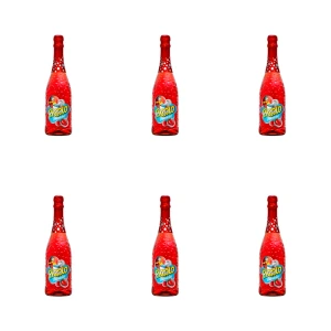 Napój Gazowany Piccolo - Szampan dla Dzieci o Smaku Truskawkowym 750ml X6