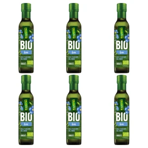 Kujawski BIO olej z lnu tłoczony na zimno 250 ml X6