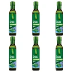 Kujawski olej lniany tłoczony na zimno z rozmarynem 250 ml X6