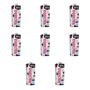 Śmietanka UHT Łaciata 36% 1L X8