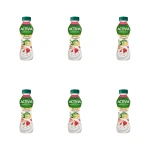 Jogurt Activia o smaku truskawkowym ze zbożami oraz szczepem bakterii ActiRegularis®. X6
