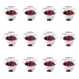 Skyr jogurt typu islandzkiego czekoladowy z wiśnią Piątnica 150 g X12