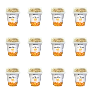 Jogurt Kremowy brzoskwinia z granolą 230g X12