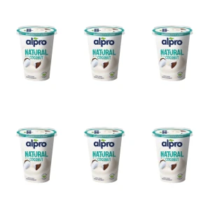 Alpro Natural with coconut Yogurt sojowy Kokos 400 g X6