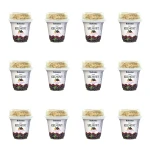 Jogurt Kremowy Czarna Porzeczka z granolą 230g X12