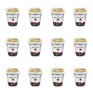Jogurt Kremowy Czarna Porzeczka z granolą 230g X12