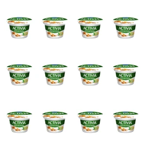 Activia Jogurt ze zbożami orzechami i miodem 165g X12