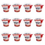 Bakoma Skyr Jogurt typu islandzkiego malina-truskawka 150g X12