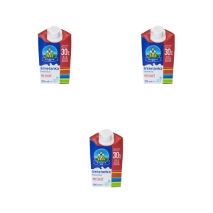 Śmietanka UHT 30% 250ml twist Łowicz X3