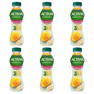 Activia Jogurt o smaku mango-banan z probiotykami 270g X6