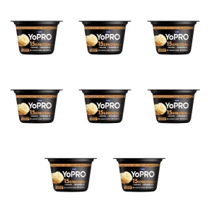 YoPRO jogurt o smaku banan-krem z orzeszków ziemnych 160g X8
