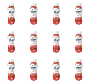 Bakoma SKYR Jogurt pitny typu islandzkiego malina-truskawka 300g X12