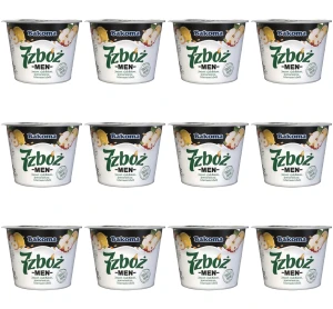 7 zbóż MEN Jogurt z jabłkiem, pomarańczą i ziarnami zbóż 300g X12
