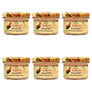 Szubryt Pasztet drobiowo-wieprzowy 180 g X6