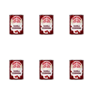 Fasola czerwona konserwowa 400g Dawtona X6