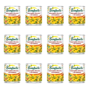 Bonduelle Kukurydza złocista z groszkiem 170 g X12