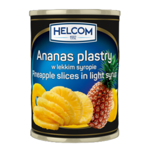 Ananas w lekkim syropie plastry Helcom 3,05 kg