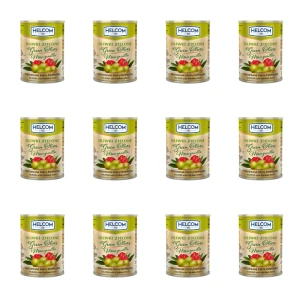 Oliwki zielone nadziewane papryką 300ml HELCOM X12