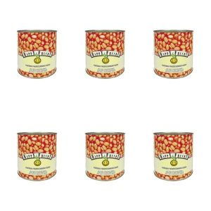 HAPPY FRUCHT Fasola biała w sosie pomidorowym 2620 g X6