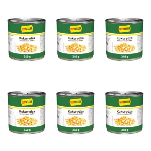 TOPSELLER Kukurydza konserwowa słodka 340 g X6