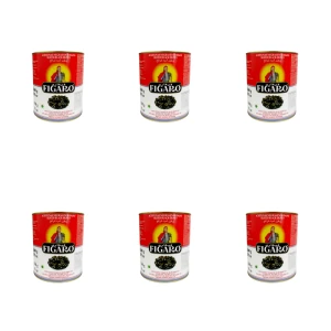 Oliwki czarne krojone 3000g/1560g FIGARO X6