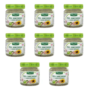 Pasta słonecznikowa z czosnkiem niedźwiedzim 180g Helcom X8