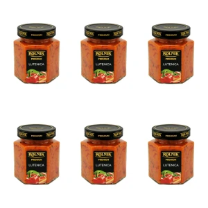 Lutenica pasta paprykowo-pomidorowa 310g Rolnik X6