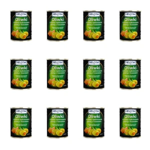 Oliwki zielone nadziewane łososiem 300ml HELCOM X12