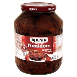 Pomidory suszone w oleju Rolnik 1,7 l