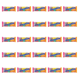 Mentos Fruit 3pack 114g X25