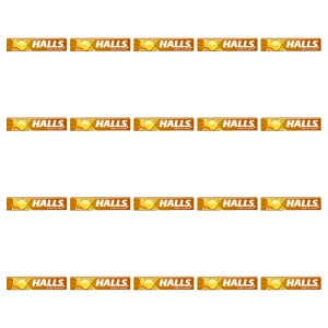 Halls Honey & Lemon 33.5g X20