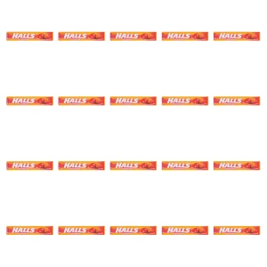 Halls Fruitwave Peach&Raspbeery 45g X20