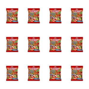 BEBETO ŻELKI TROPICAL MIX 80g X12