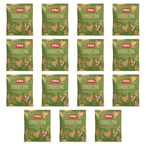 INKA SERDECZNE Owsiane serduszka musli z jabłkami 50g X15