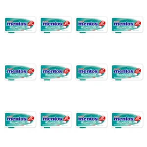 Mentos 2 Hours Clean Breath Intense Mint 21g X12