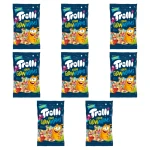 Trolli Sour Glowworms Robaczki Żelki 1000g X8