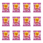 Chupa Chups Lizaki Strawberry Love o smaku truskawkowym, truskawkowo - śmietankowym i kwaśnej truskawki 120g X12