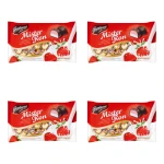 Goplana Mister Ron Krem o smaku truskawkowym i krem śmietankowy w czekoladzie 1 kg X4