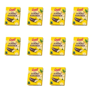 Casali pianka bananowa w czekoladzie (31%) 150g X10