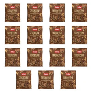 INKA SERDECZNE Owsiane serduszka musli z czekoladą 50g X15